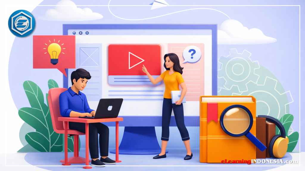 Jasa Pembuatan Module eLearning Interactive di Indonesia - Video Learning - LMS Moodle - Motion graphic - Video Animasi